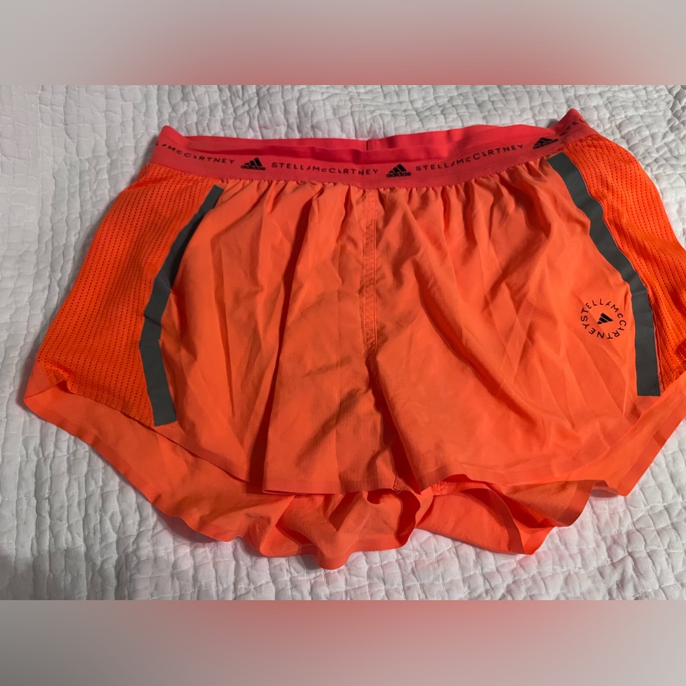 Orange Adidas Stella Athletic Shorts